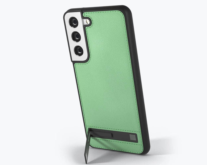 Snakehive Metro Lederhülle für Samsung Galaxy S23 || Echtleder Handyhülle mit Standfunktion || Echtl