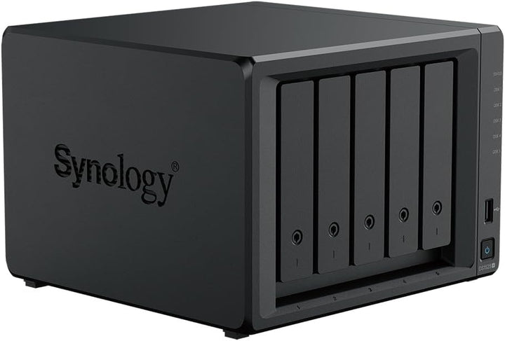 Synology Diskstation NAS DS1525+ 20TB (Synology HAT3300-4T) 5 Bay Plus Serie mit Ryzen R1600, 8GB Ra