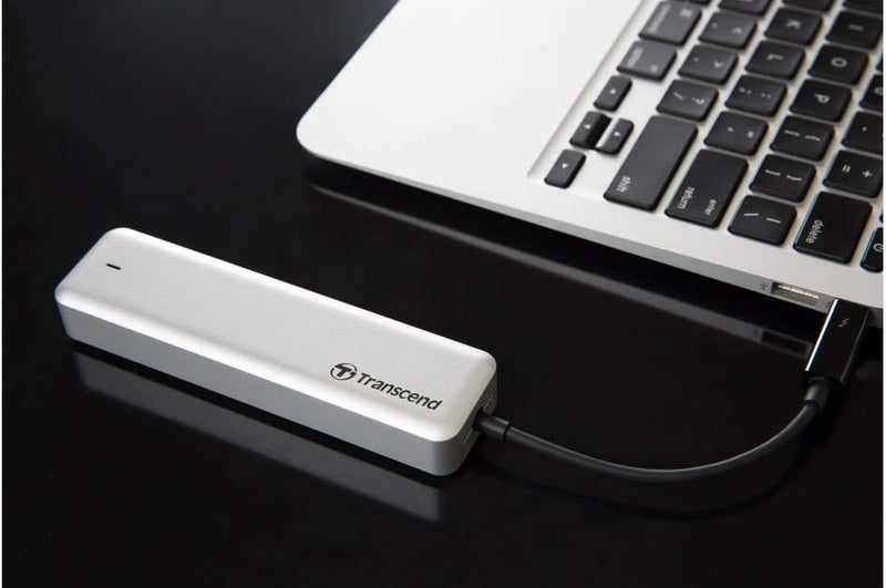 Transcend 240 GB Highspeed JetDrive Thunderbolt PCIe™ Gen3 x4 Portable SSD Speichererweiterung für M