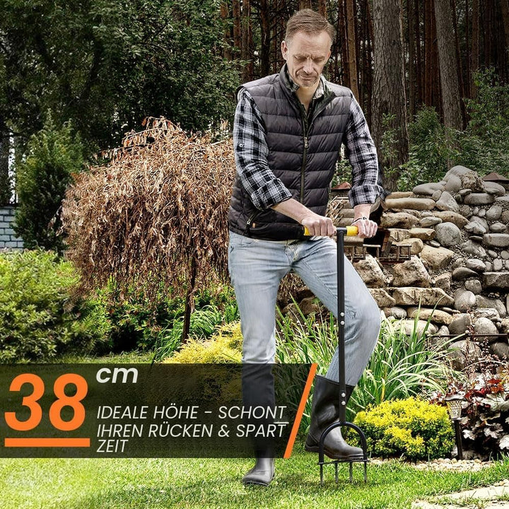 Colwelt Luftsprudler für Rasenspike, Gartenarbeit, Rasenbelüfter für verdichtete Böden und Rasen, ru