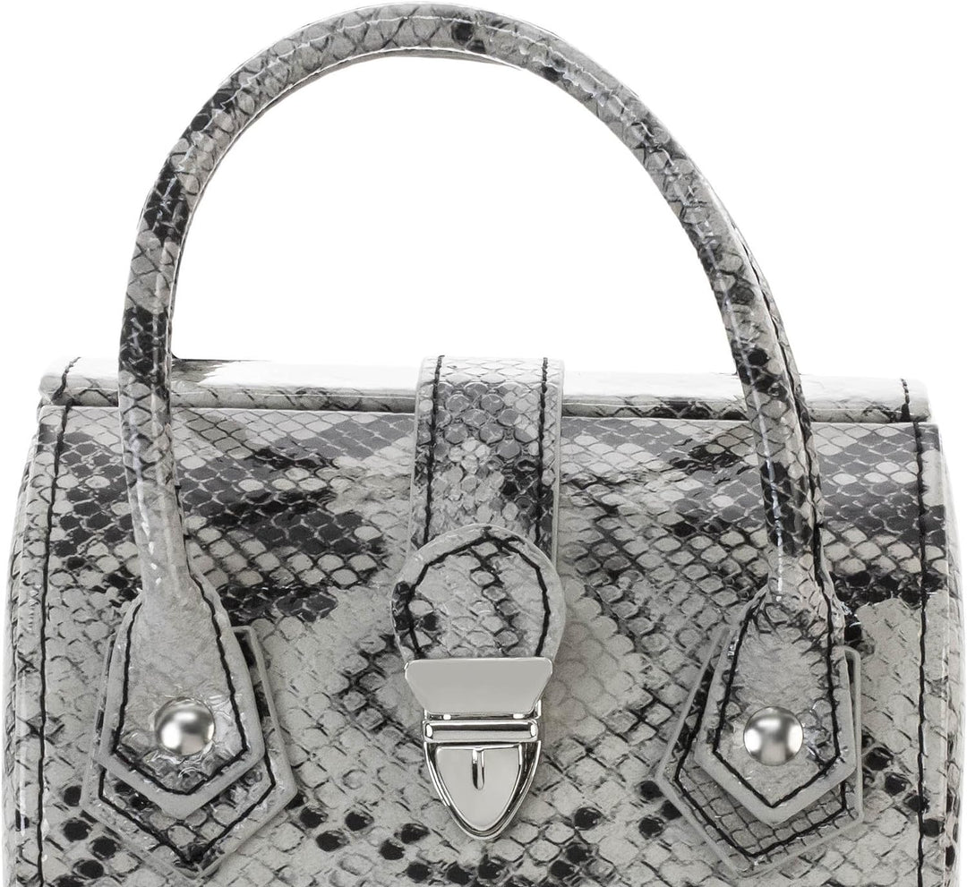 Céline Cellier Schmuckkasten Schmuckschatulle Schmuckkoffer mit Spiegel Grau - CC-P6108C