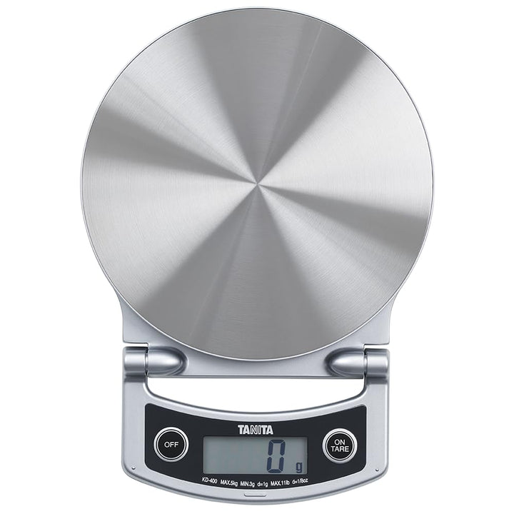 Tanita KD-400 Küchenwaage digital Klappdisplay silber 5kg/ 1g.