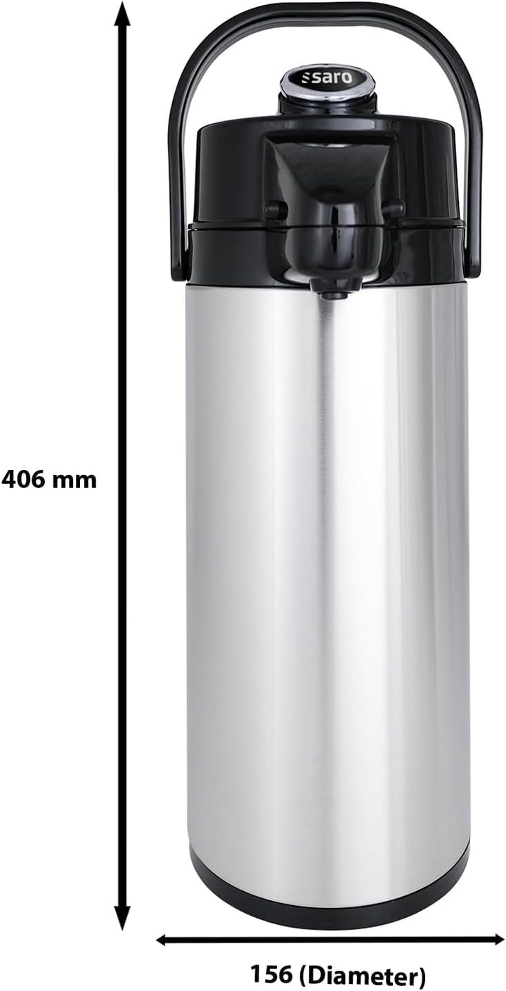 Saro 317-2075 Isolierpumpkanne, 2,2 L Single, Single