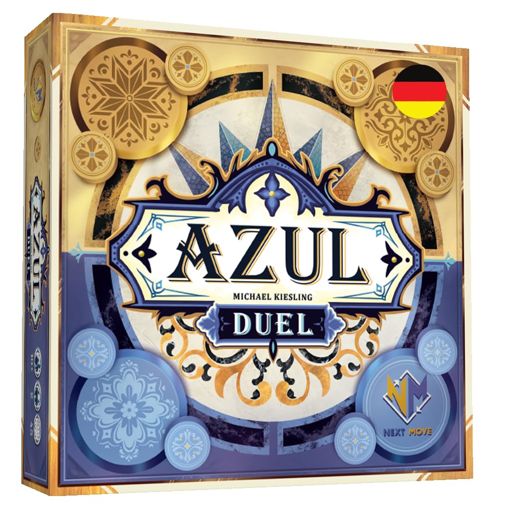 Next Move Games, Azul Duel, Deutsch, Familienspiel, Brettspiel, 2 Spieler, ab 10 Plus Jahren, 45 Min