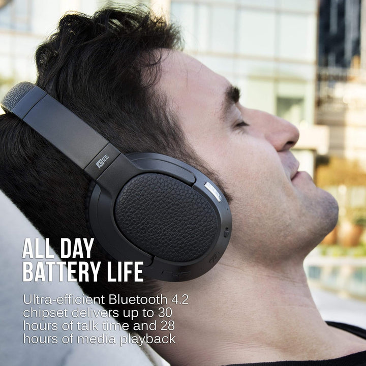MEE audio - Matrix Cinema, Bluetooth Kopfhörer, aptX Low Latency, Lange Akkulaufzeit, Kopfhörer, Sch
