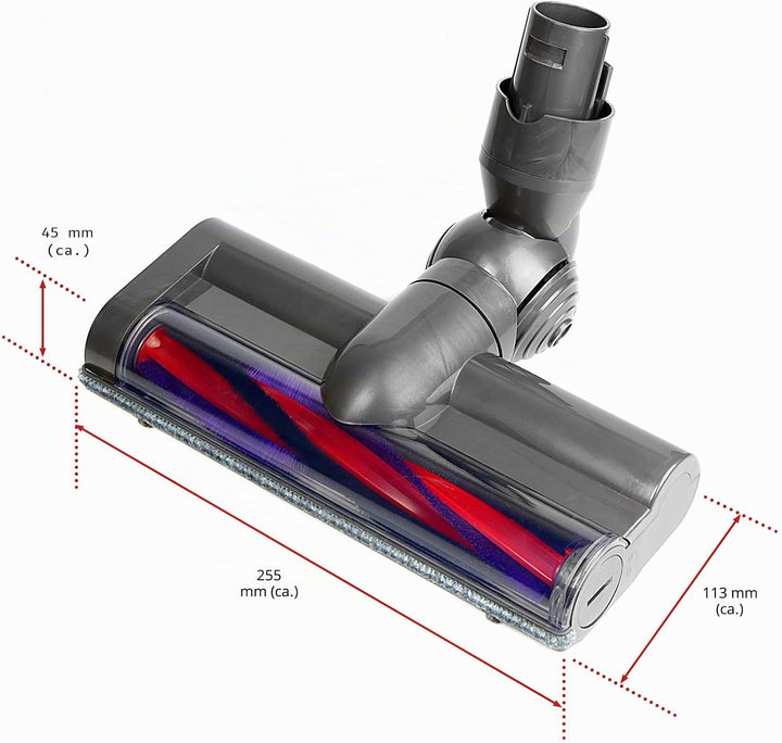 SPARES2GO Bürstenkopf für Dyson DC59 DC58 V6 SV03 SV06 SV09 Animal Motorisierter Vakuumturbinen-Werk