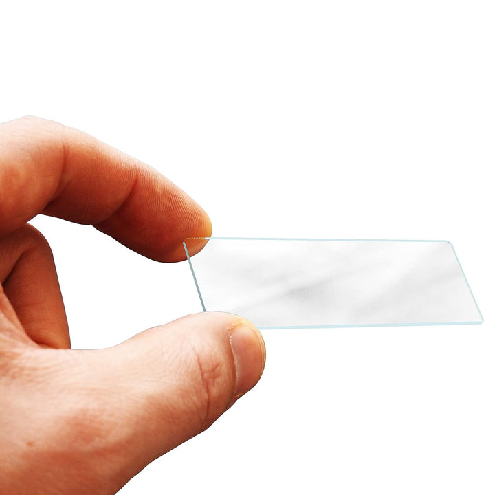 RE-GEN Mikroskop-Test-Set, 50 runde Glasschieber, 100 Abdeckschieber + 50 Kunststoff-Pipetten.