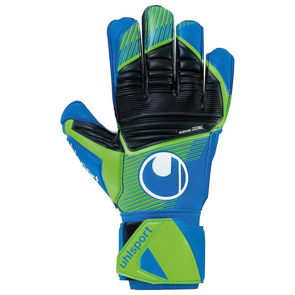 uhlsport Unisex – Erwachsene Aquasoft Towarthandschuhe für Nasswetter 8.5 pacific blau/fluo grün/we,