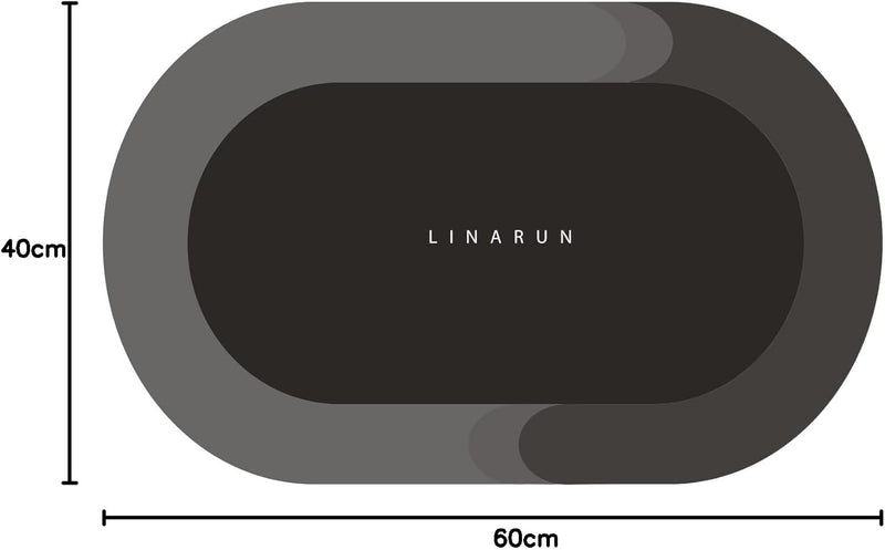 Linarun Badematte rutschfest,Super Absorbent Floor Mat,Widersteht Schmutz Anti-fettig,Leicht Reinige