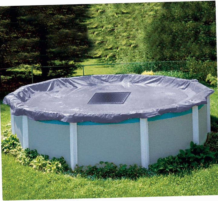 Werkapro Abdeckplane, rund, Ø 4,20 m, für Pool, Ø 3,6 m, Marineblau D : 4,2 m, D : 4,2 m