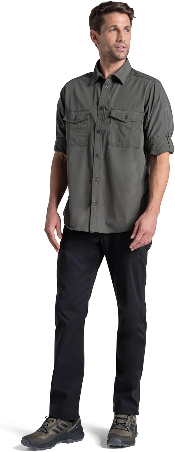 Craghoppers Herren Kiwi Ii Ls Shirts 3XL Cedar, 3XL Cedar