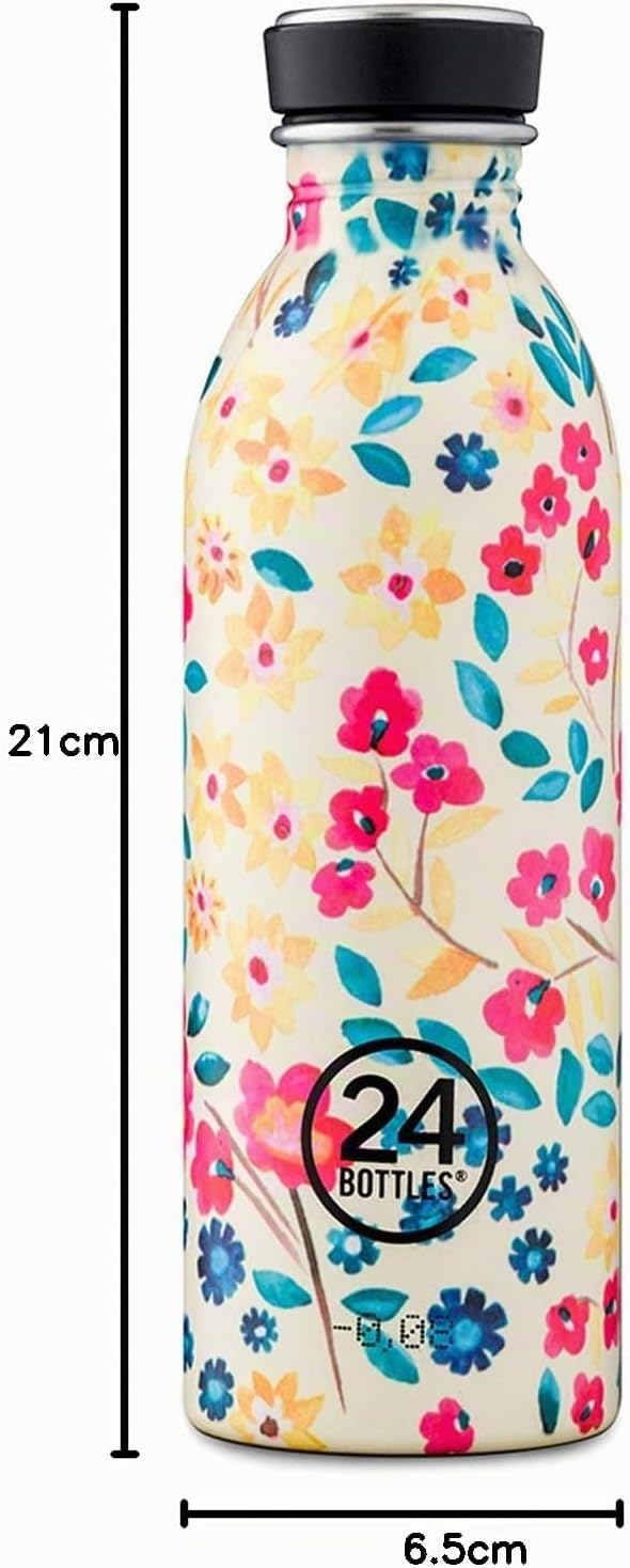 24Bottles URBAN PETIT JARDIN 500 ml, Edelstahl-Trinkflasche, Petit Jardin