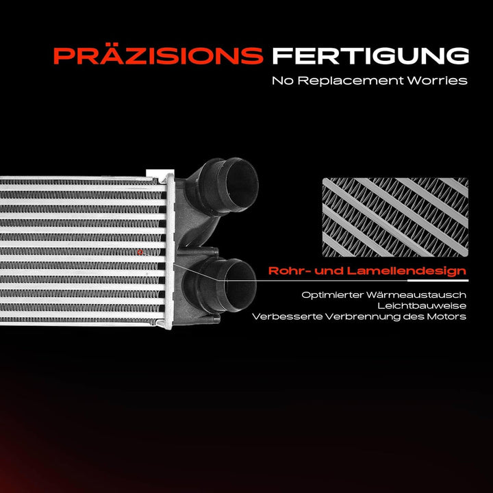 Frankberg Ladeluftkühler Turbokühler Kompatibel mit Berlingo B9 2008-Heute C4 LA UA LC UD 2007-2013
