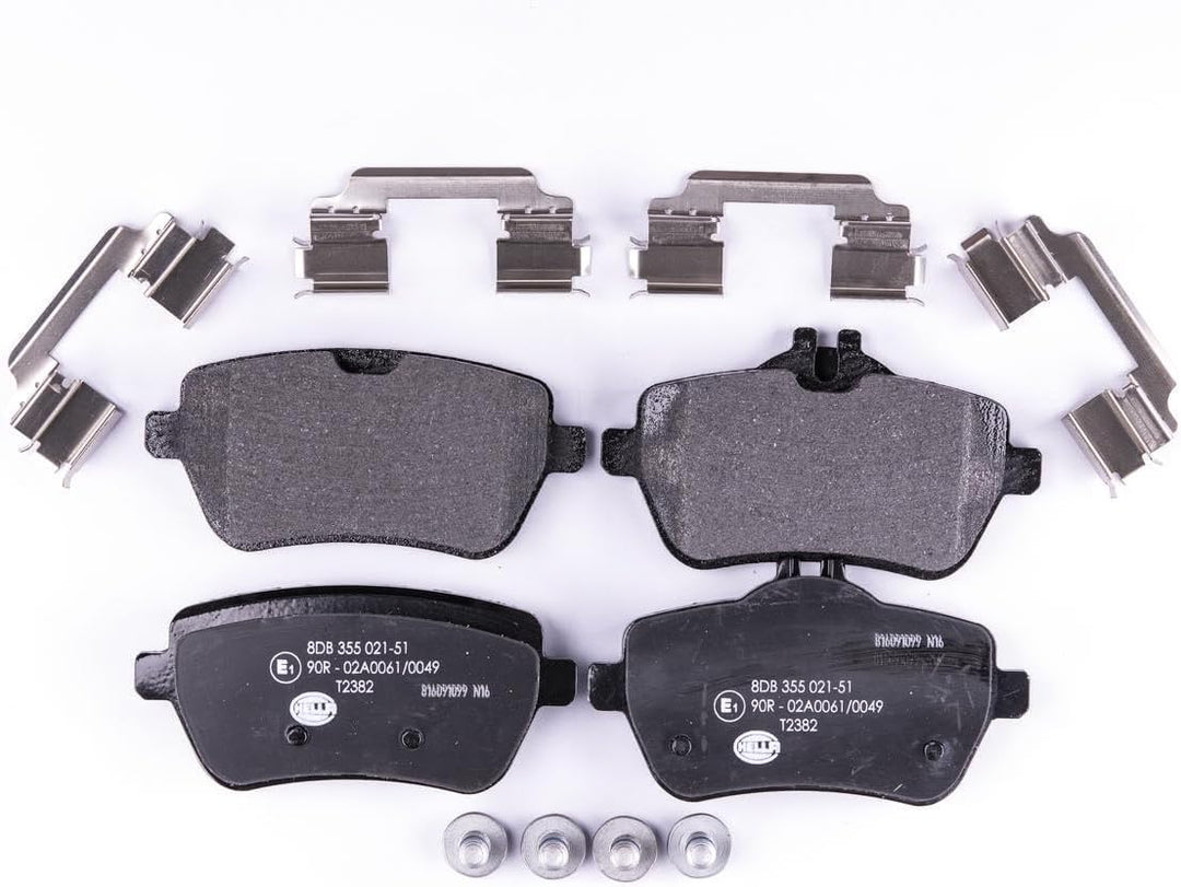 HELLA PAGID 8DB 355 021-511 Bremsbelagsatz - T2382 - Dicke/Stärke: 18.8mm - Bremssystem: TRW - für V