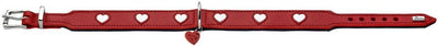 HUNTER Halsband Love Farbe rot/schwarz, Grösse 47, 47