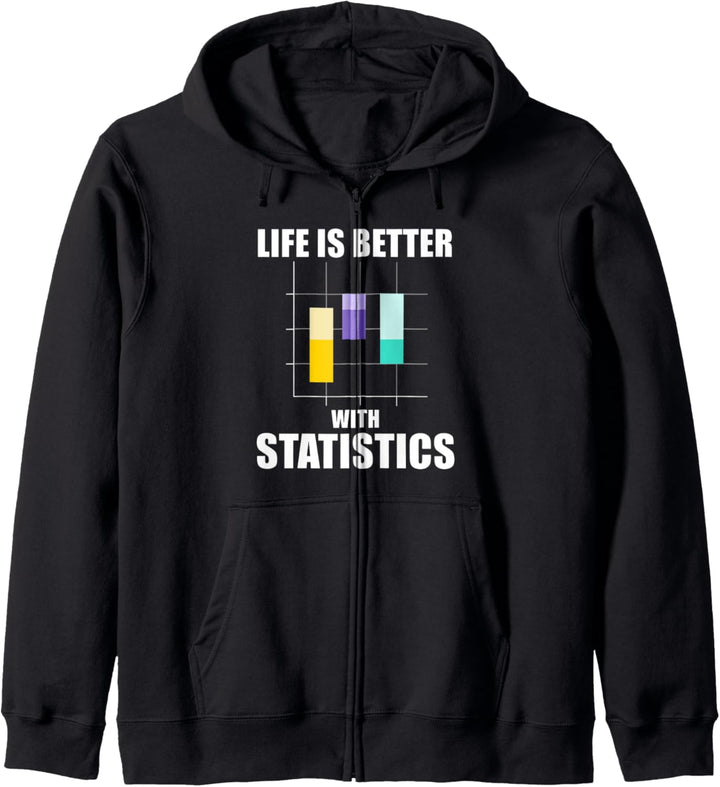 Leben mit Statistik Datenanalysten Wissenschaft Kapuzenjacke