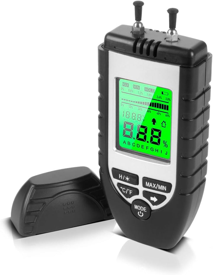 STAHLWERK Feuchtigkeitsmesser FM-60 ST für Holz und Baustoffe | Feuchtigkeitsmessgerät mit hochpräzi