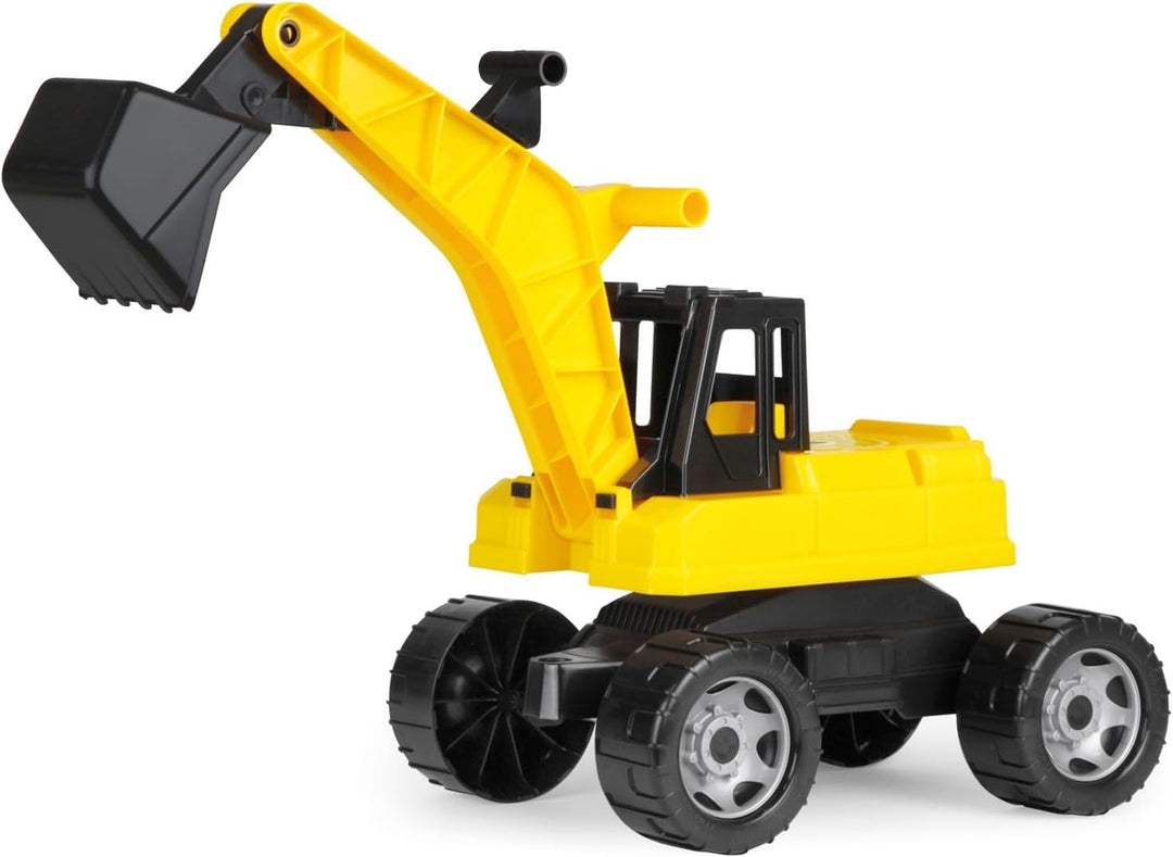 Lena 2017 x Starke Riesen Bagger, Baufahrzeug ca. 80 cm, Giga Truck Schaufelbagger mit 2 Stahlachsen