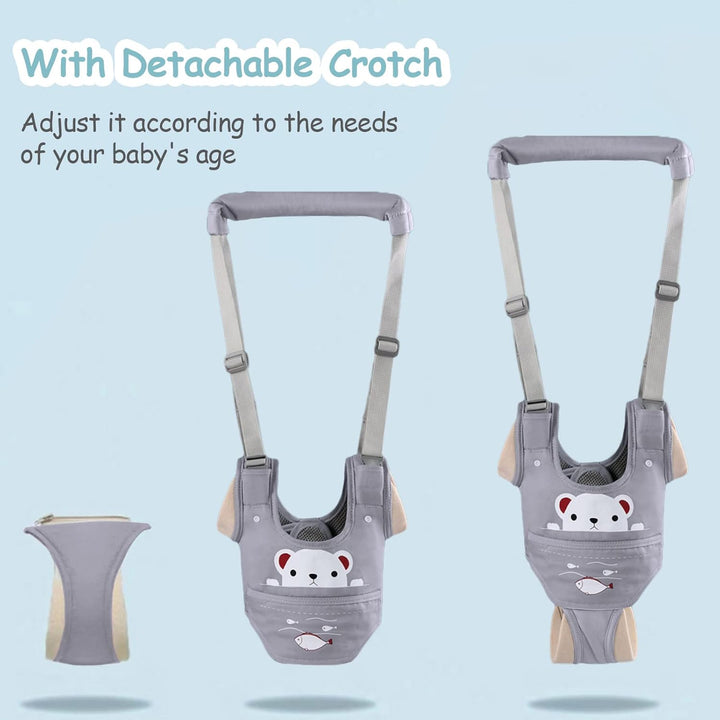 IULONEE Lauflernhilfe Gehhilfe für Baby Walker Sicherheitsleinen Ergonomie Kinder Stehen Gehen Lerne