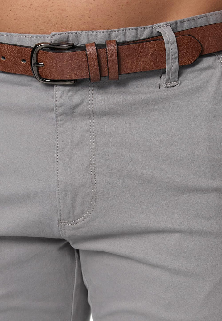 Indicode Herren Gower Chinohose Stretchhose | Chino Herrenhose Super Stretch Stoffhose 30W / 34L Itg