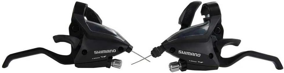 Shimano Unisex – Erwachsene ST-EF500 Schalt-/Bremshebel, Schwarz, Einheitsgrösse
