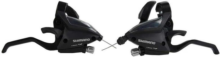 Shimano Unisex – Erwachsene ST-EF500 Schalt-/Bremshebel, Schwarz, Einheitsgrösse