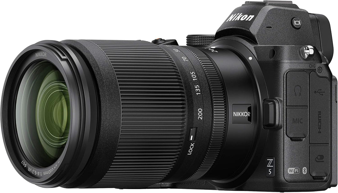Nikon Z 5 Kit Z 24-200mm f/4.0-6.3 VR & Nikkor Z 28 mm f/2,8, Schwarz Bundle mit Nikkor Z 28 mm, Bun