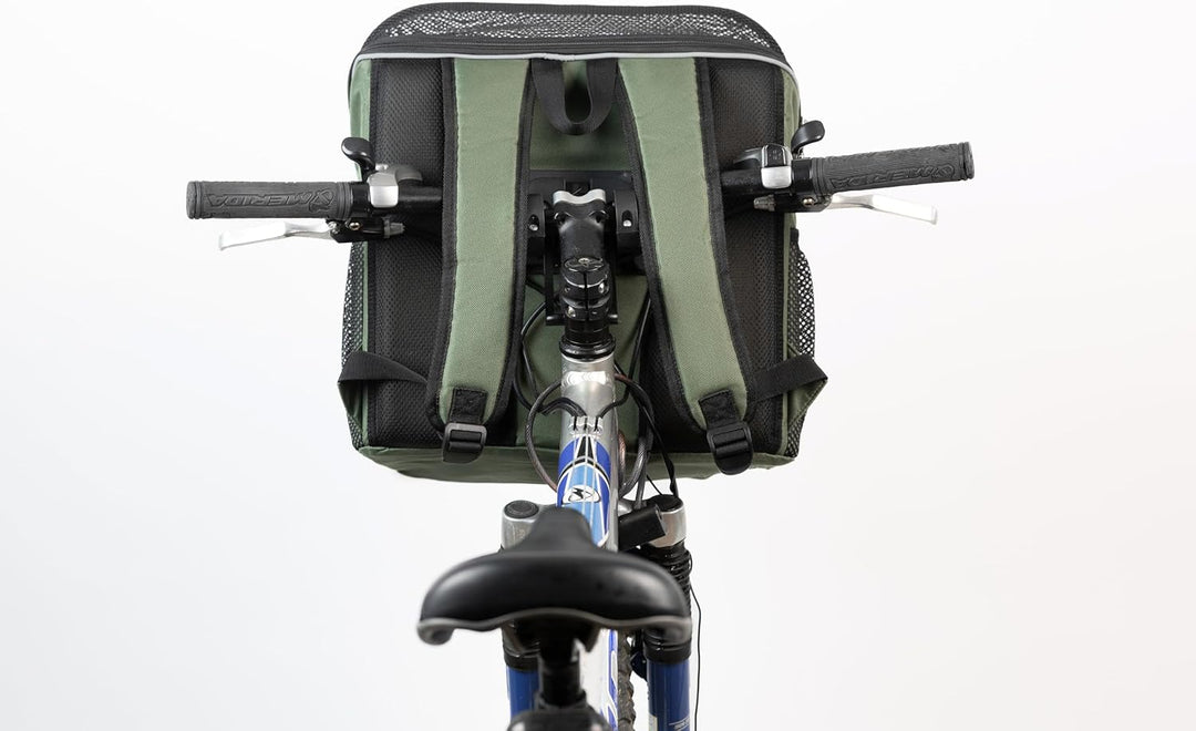 Fahrradkorb für Hunde, Fahrradkorb für Katzen, Rucksack für Hunde, Katzentransportbox mit Regenabdec