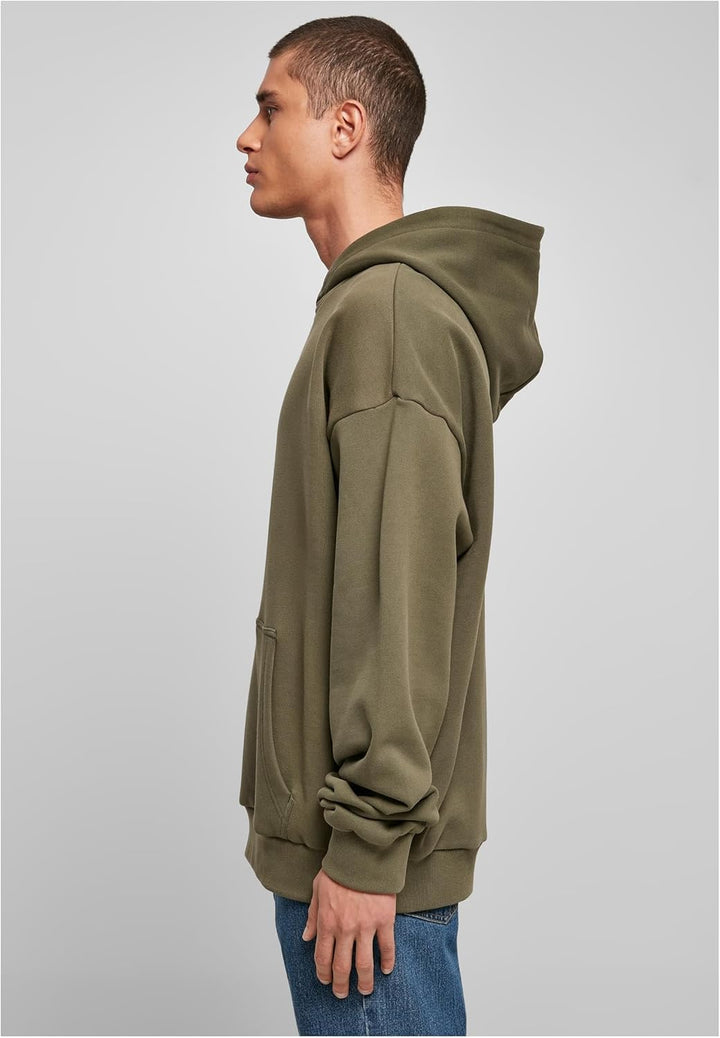 Build Your Brand Herren Ultra Heavy Hoody Kapuzenpullover S Olive, S Olive