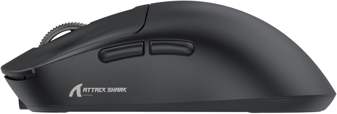 ATTACK SHARK X3MAX 49g SUPERLIGHT Mouse with Tape, PixArt PAW3950 Gaming Sensor, BT/2.4G Wireless/Wi