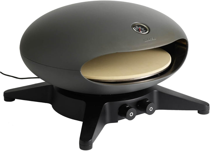 Morsø Forno Spin – Pizzaofen Gas mit rotierendem Pizzastein, Outdoor Ofen für Pizza aus Aluminium, i