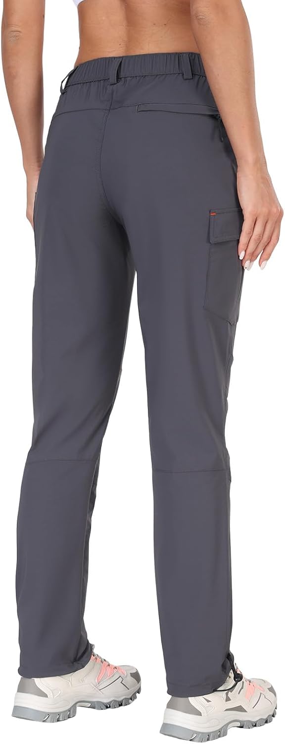 GymBrave Wanderhose Damen 3/4 Trekkinghose Stretch Leiche schnell trocknend Cargo Caprihose Sommer O