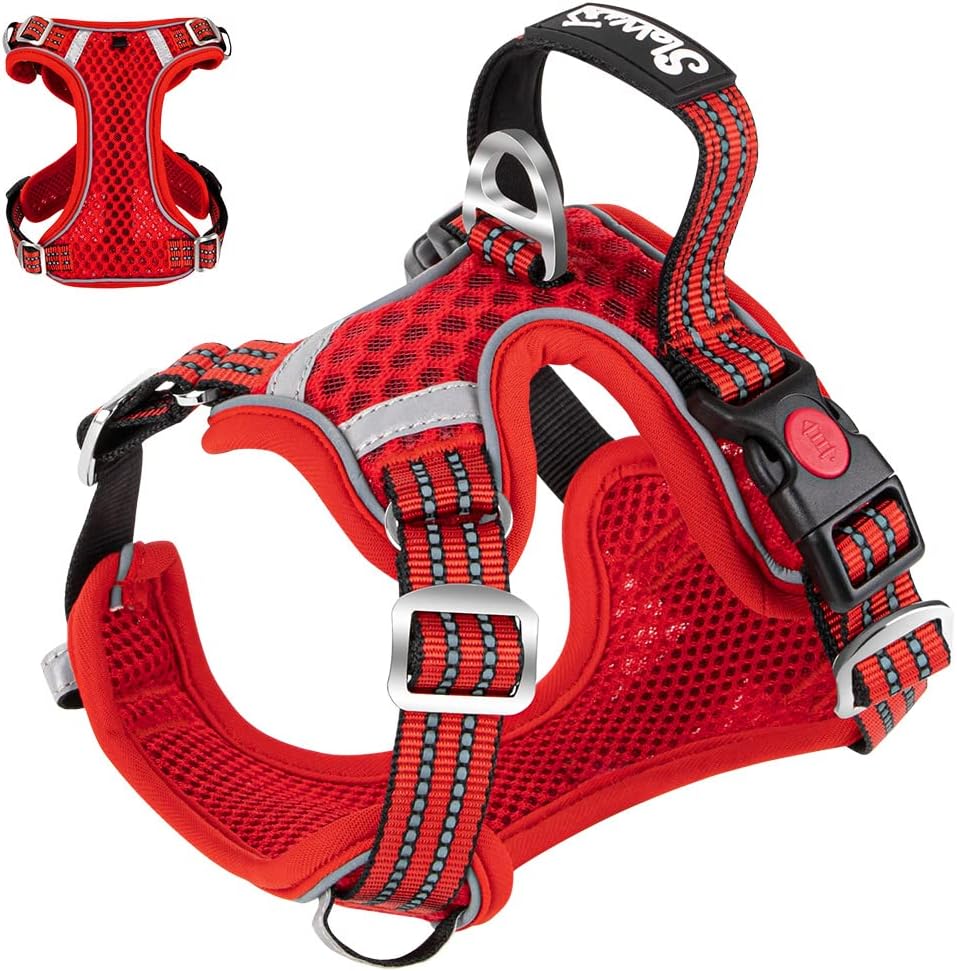 Eyein No-Pull Hundegeschirr, Air-Mesh Atmungsaktiv Brustgeschirr für kleine, mittelgrosse und grosse