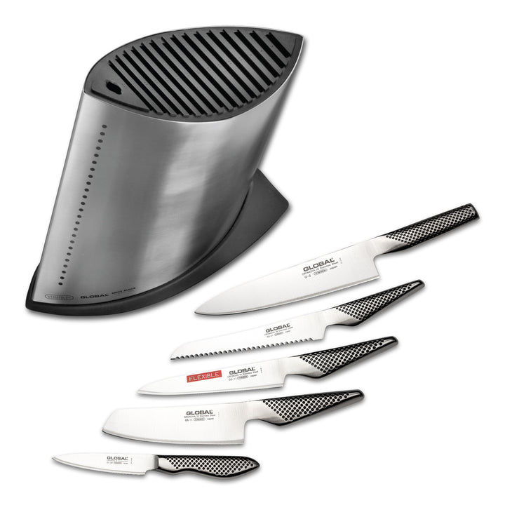 Global Set GKB-52/ST Messerblockset 6-teilig
