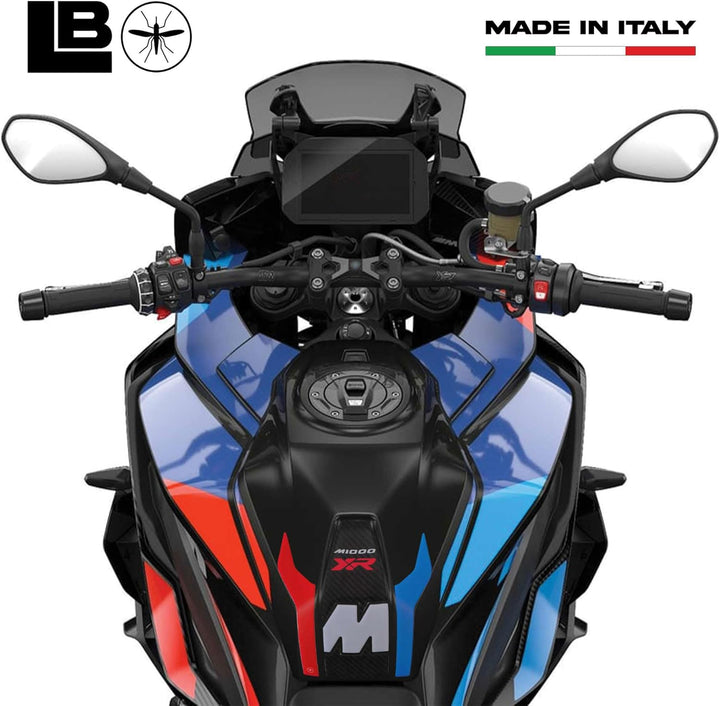 labelbike - 3D Aufkleber Motorrad Tankpad Schutz und Dekoration aus Harz kompatibel mit BMW M 1000 X