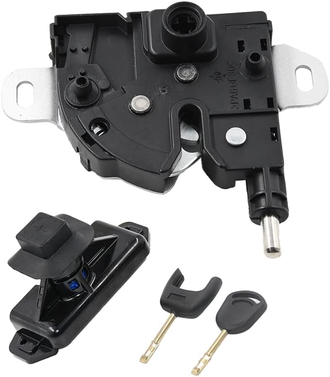 VHEUHZ Motorhaubenschloss komplett Satz 2x Schlüssel kompatibel mit Ford Transit MK7 6C1A16D748AB 8T