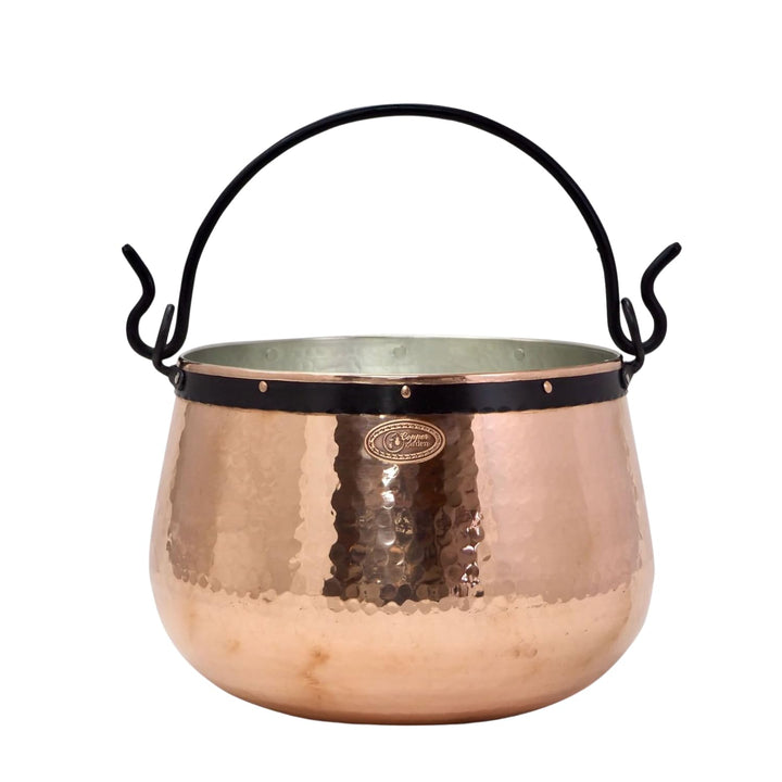 CopperGarden Kupferkessel 5 L mit Henkel I Robuster Kessel aus verzinntem Kupfer: Ideale Wärmeleitun