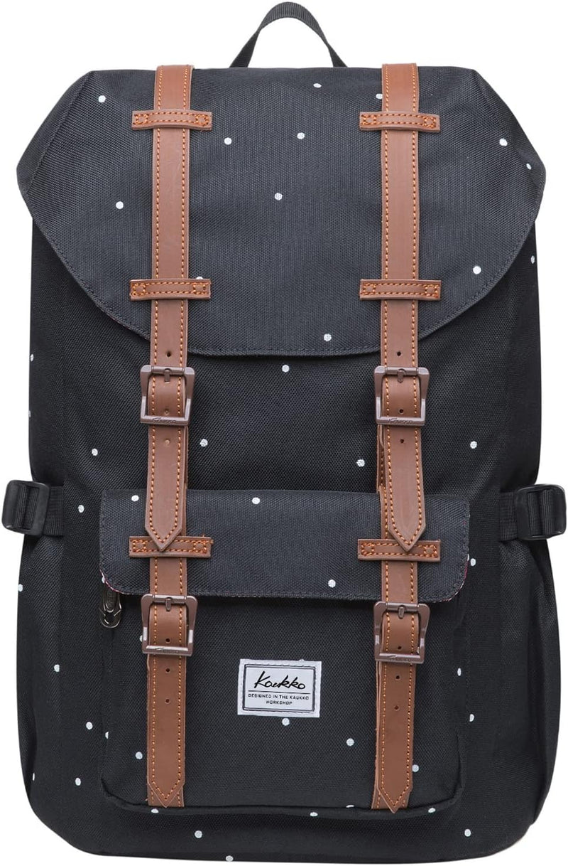 KAUKKO Laptop-Rucksack Funktionale Outdoor Tasche für Reisen & Camping Studentenrucksack für Student