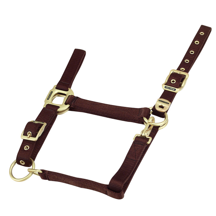 Equi-Theme/Equit'm Halfter Nylon 510099, Unisex, 510099 Einheitsgrösse Braun, Einheitsgröß