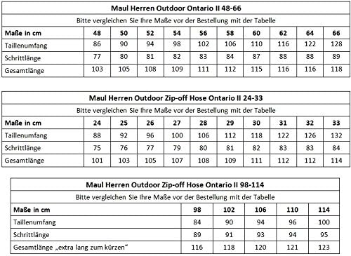 Maul Herren Outdoor Hose Ontario II, anthrazit, 28