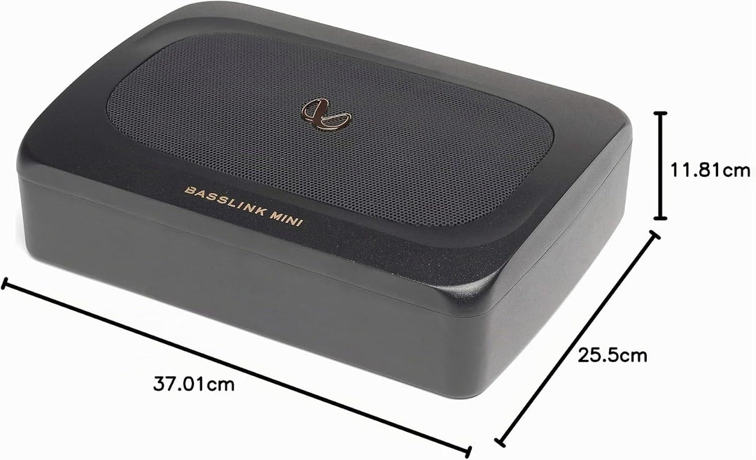 Infinity Basslink Mini - Powered 6x8 Untersitz-Subwoofer - Titan
