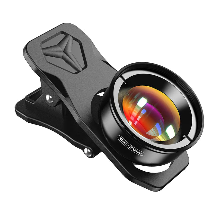 APEXEL Professionelles Makro-Fotoobjektiv für Dual-Objektiv/Einzelobjektiv, iPhone, Pixel, Samsung G