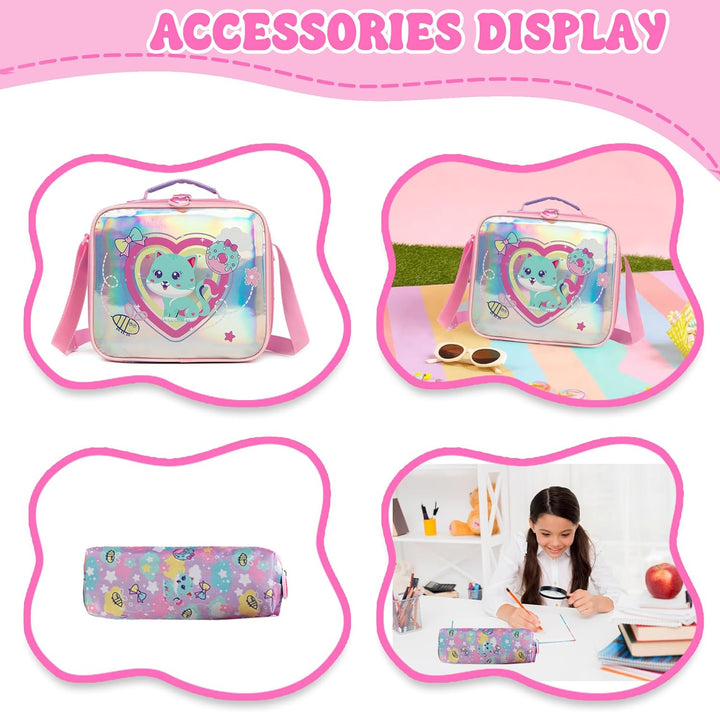 HTgroce Kinderrucksäcke Schultaschen Trolley, Trolley Rucksack Grundschule Schulrucksäcke mit Trolle