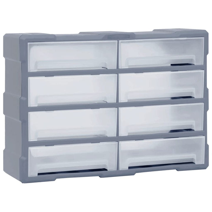 vidaXL Multi Schubladen Organizer 8 grosse Schubladen Kleinteilemagazin Sortierkasten Sortierbox Sor