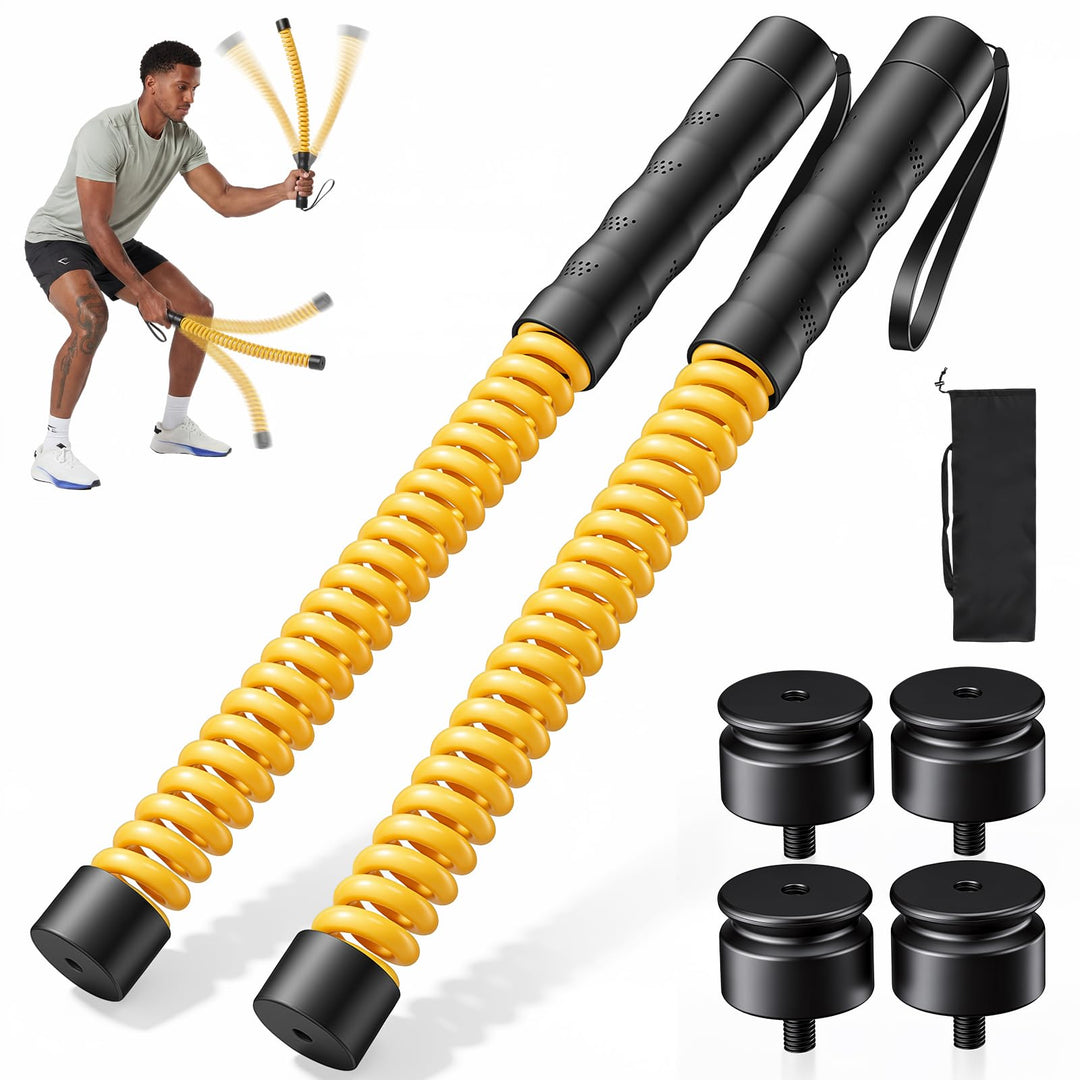 Battle Rope ohne Seil für das Heimtraining, Ropeless Battle Ropes mit 4 x 50 g Gegengewichten & Aufb