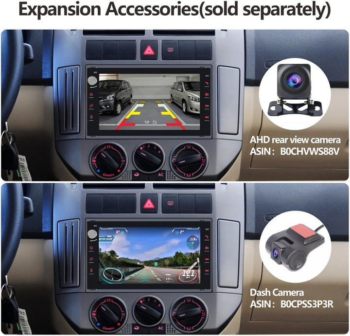 Autoradio kompatibel mit drahtlos Carplay/Android Auto für VW Polo Passat Golf Jetta MK3 MK4 Sharan