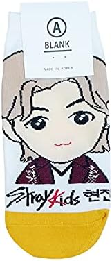 Women's Kpop [Stray Kids] Cartoon Character Socks- 8 Pairs Set- Made in Korea
