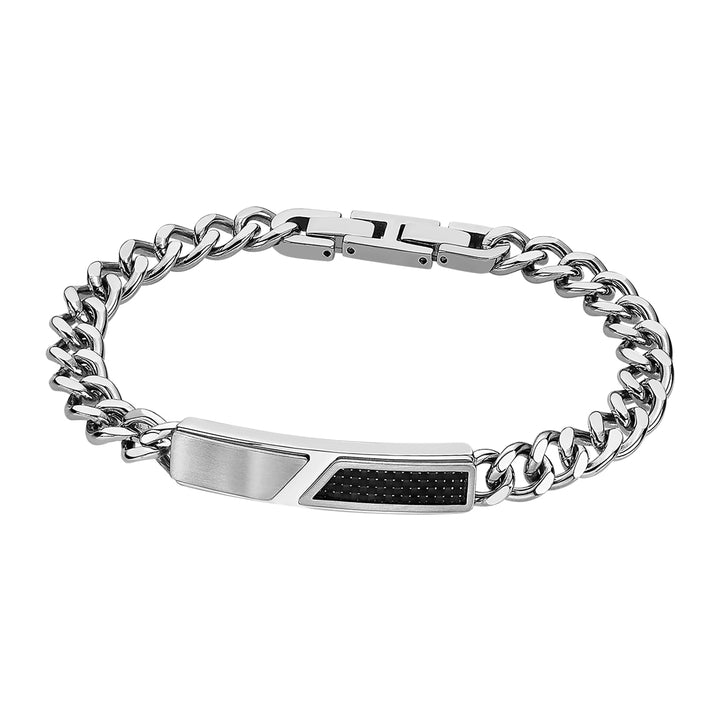 LOTUS STYLE Armband LS2058-2/1 Men In Black Edelstahl 316l 210.00 mm Herren, Einheitsgrösse, Edelsta
