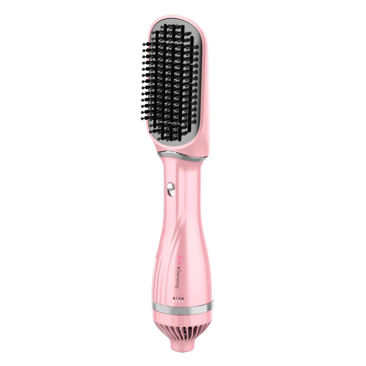 Spazzola Asciugacapelli - Demeliss - Volume &amp; Style - Barbie Edition - 1200 W - 3 Temperature - Rosa