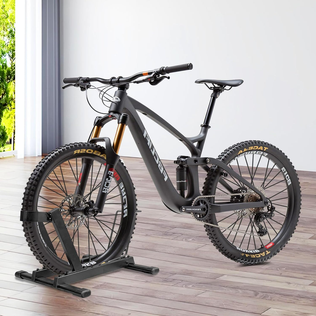 Mimoke E-Bike &amp; Fahrradständer – freistehender Bodenständer aus Stahl, vorn-hinten verstellbar, für